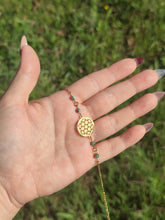 Charger l'image dans la galerie, Bracelet Fleur de vie • agate arbre (doré)