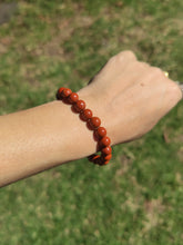Charger l'image dans la galerie, Bracelet en jaspe rouge