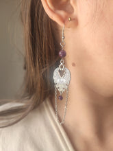Charger l'image dans la galerie, Boucles Mavis • améthyste