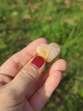 Charger l'image dans la galerie, Cœurs en agate fleur