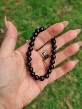 Charger l'image dans la galerie, Bracelet en obsidienne Noire