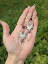 Charger l'image dans la galerie, Boucles Mavis • améthyste