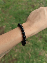 Charger l'image dans la galerie, Bracelet en obsidienne Noire