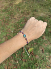 Charger l'image dans la galerie, Bracelet Ariel • améthyste (argenté)