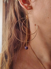 Charger l'image dans la galerie, Boucles Leia • améthyste