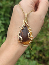 Charger l'image dans la galerie, Pendentif Jaspe • Wire wrapping