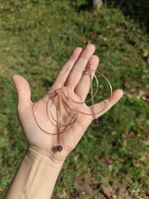 Charger l'image dans la galerie, Boucles Leia • améthyste