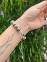 Charger l'image dans la galerie, Bracelet Jaspe Dalmatien