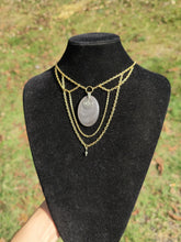 Charger l'image dans la galerie, Yelena • Obsidienne argentée et pyrite