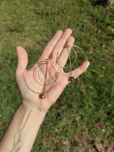 Charger l'image dans la galerie, Boucles Leia • œil de tigre