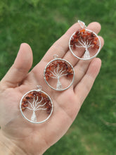 Charger l'image dans la galerie, Pendentif Arbre de Vie • Cornaline