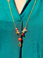 Charger l&#39;image dans la galerie, Collier &quot;Summer&quot; • Cornaline, Œil de tigre
