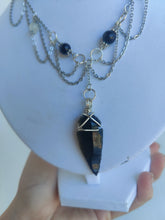 Charger l&#39;image dans la galerie, Morticia • Obsidienne, Tourmaline et Pierre de lune
