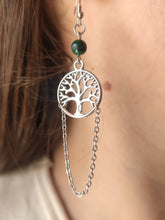 Charger l&#39;image dans la galerie, Boucles Gaia • malachite
