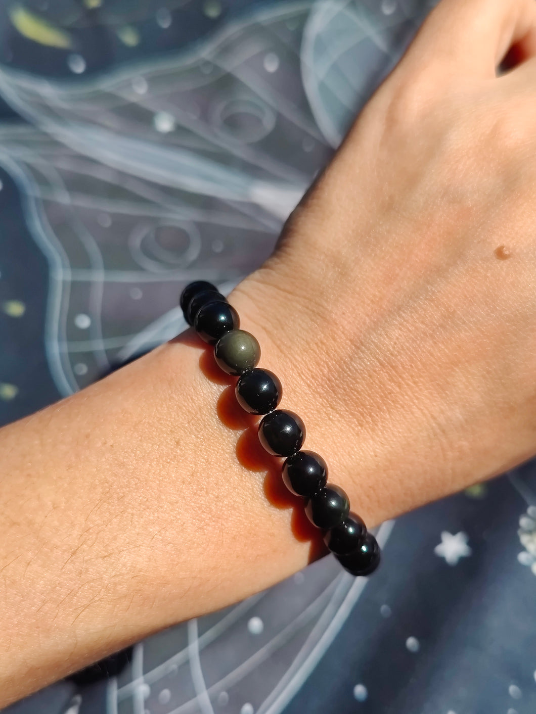 Bracelet Obsidienne Œil Céleste