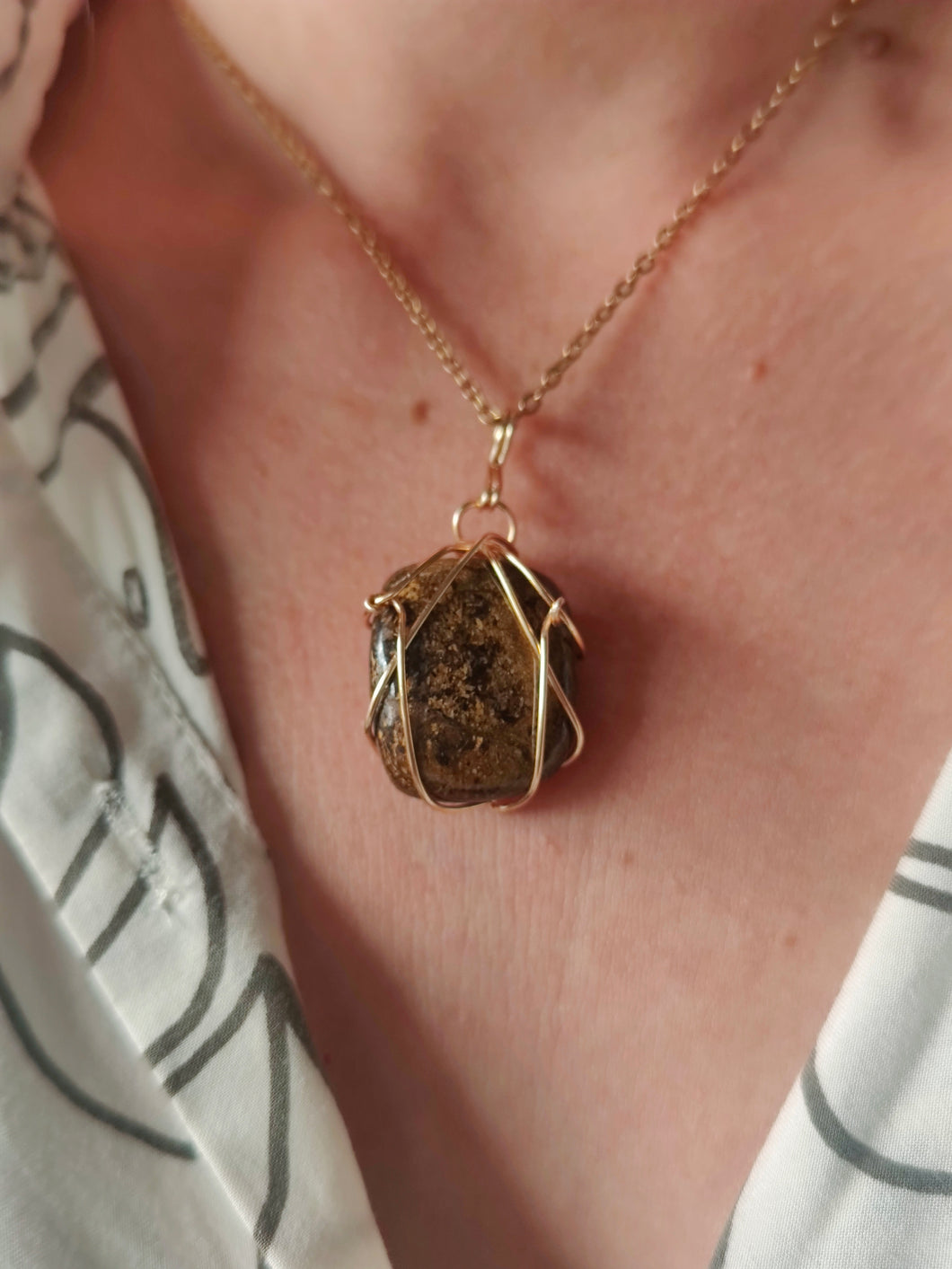 Pendentif • Bronzite