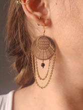 Charger l&#39;image dans la galerie, Boucles Salomé • œil de tigre
