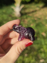 Charger l&#39;image dans la galerie, Elephant • Fluorite violette
