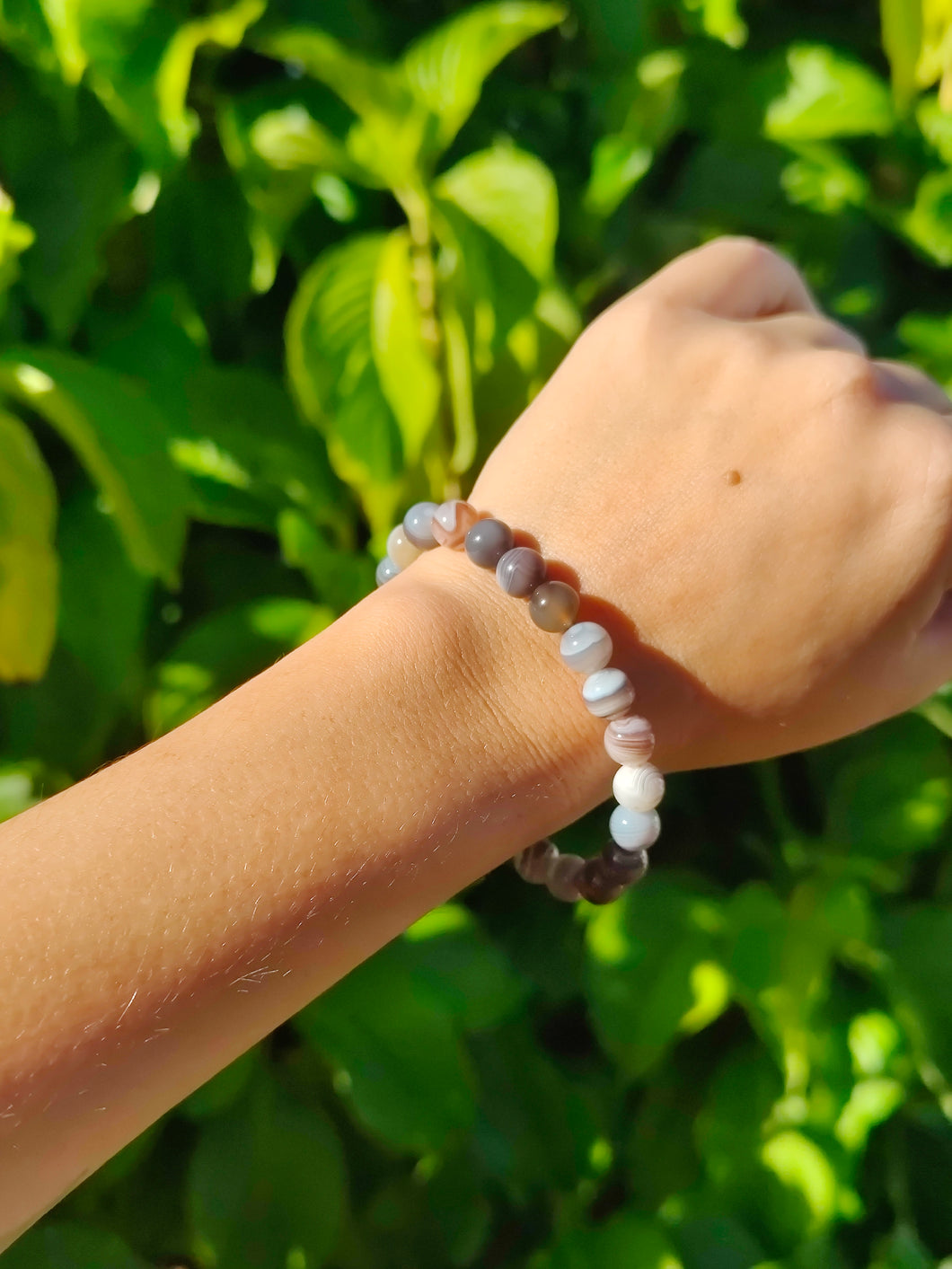 Bracelet en Agate du Botswana