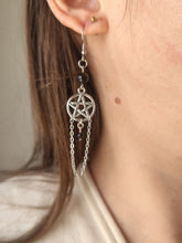 Charger l&#39;image dans la galerie, Boucles Nyx • Obsidienne Dorée
