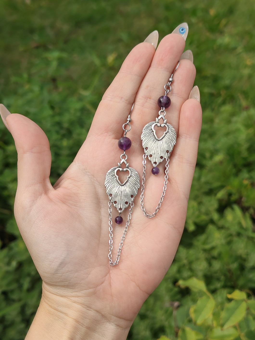 Boucles Mavis • améthyste