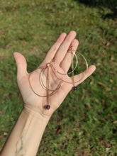 Charger l'image dans la galerie, Boucles Leia • améthyste
