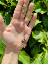 Charger l&#39;image dans la galerie, Suspension • Quartz Fumé, pyrite et œil de tigre
