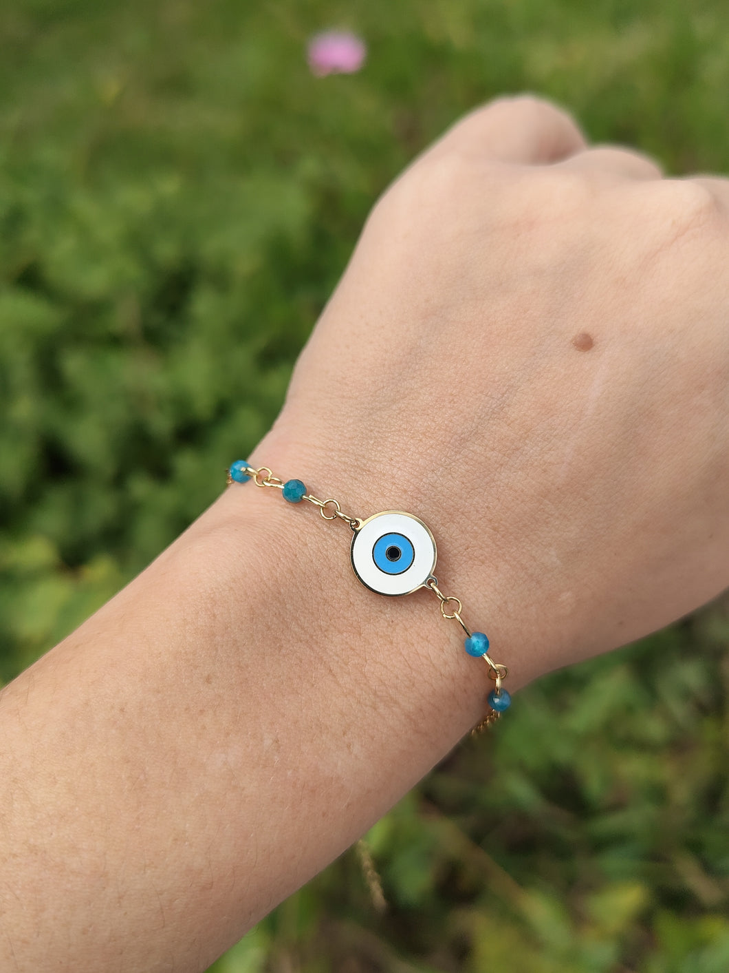 Bracelet Cosmo • apatite bleue