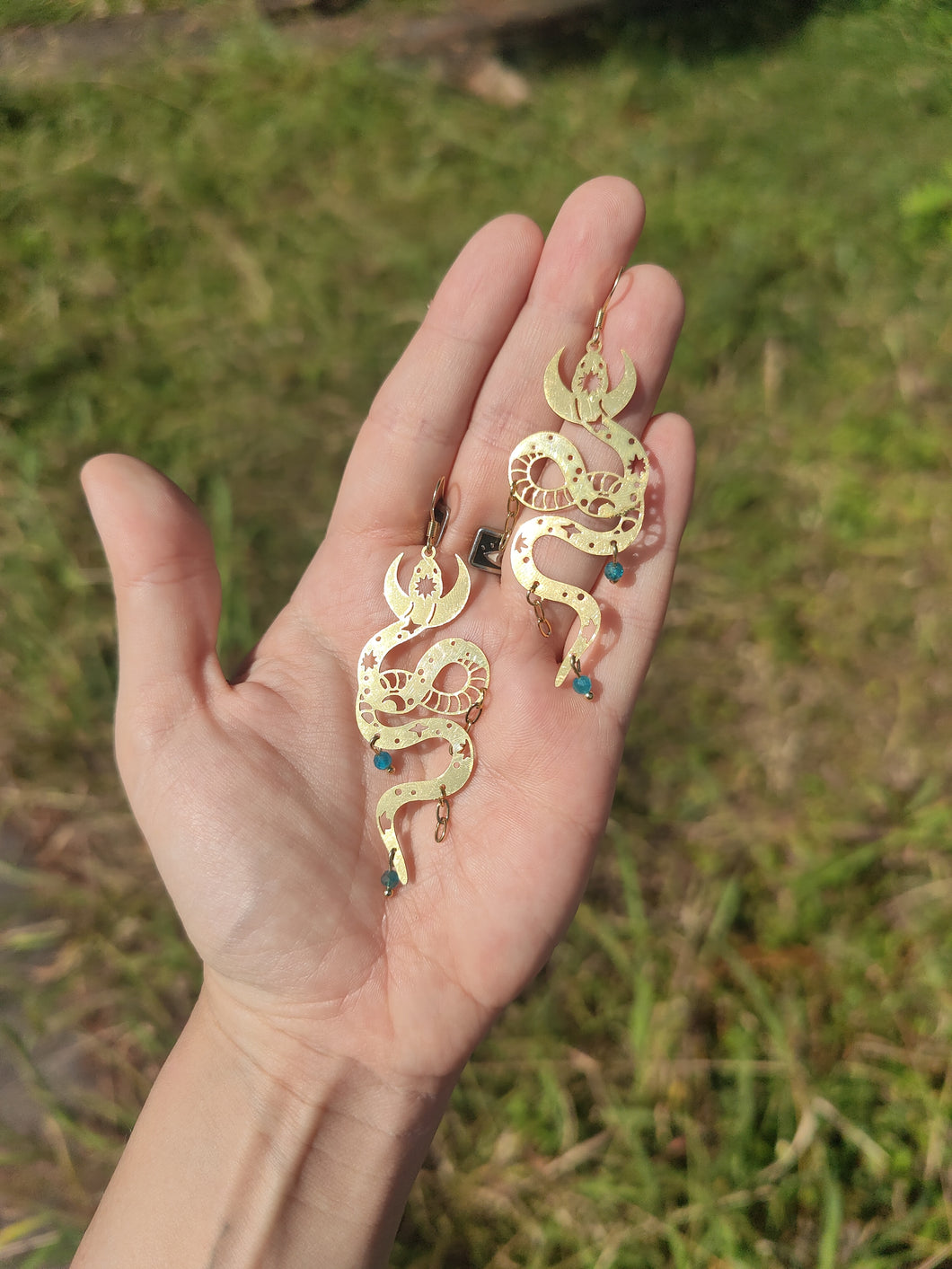 Boucles Cyrus • Apatite Bleue
