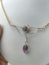 Charger l&#39;image dans la galerie, Collier Amelia • Améthyste
