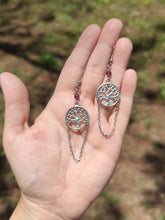 Charger l&#39;image dans la galerie, Boucles Gaia • améthyste
