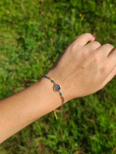 Charger l'image dans la galerie, Bracelet Ariel • apatite bleue (doré)
