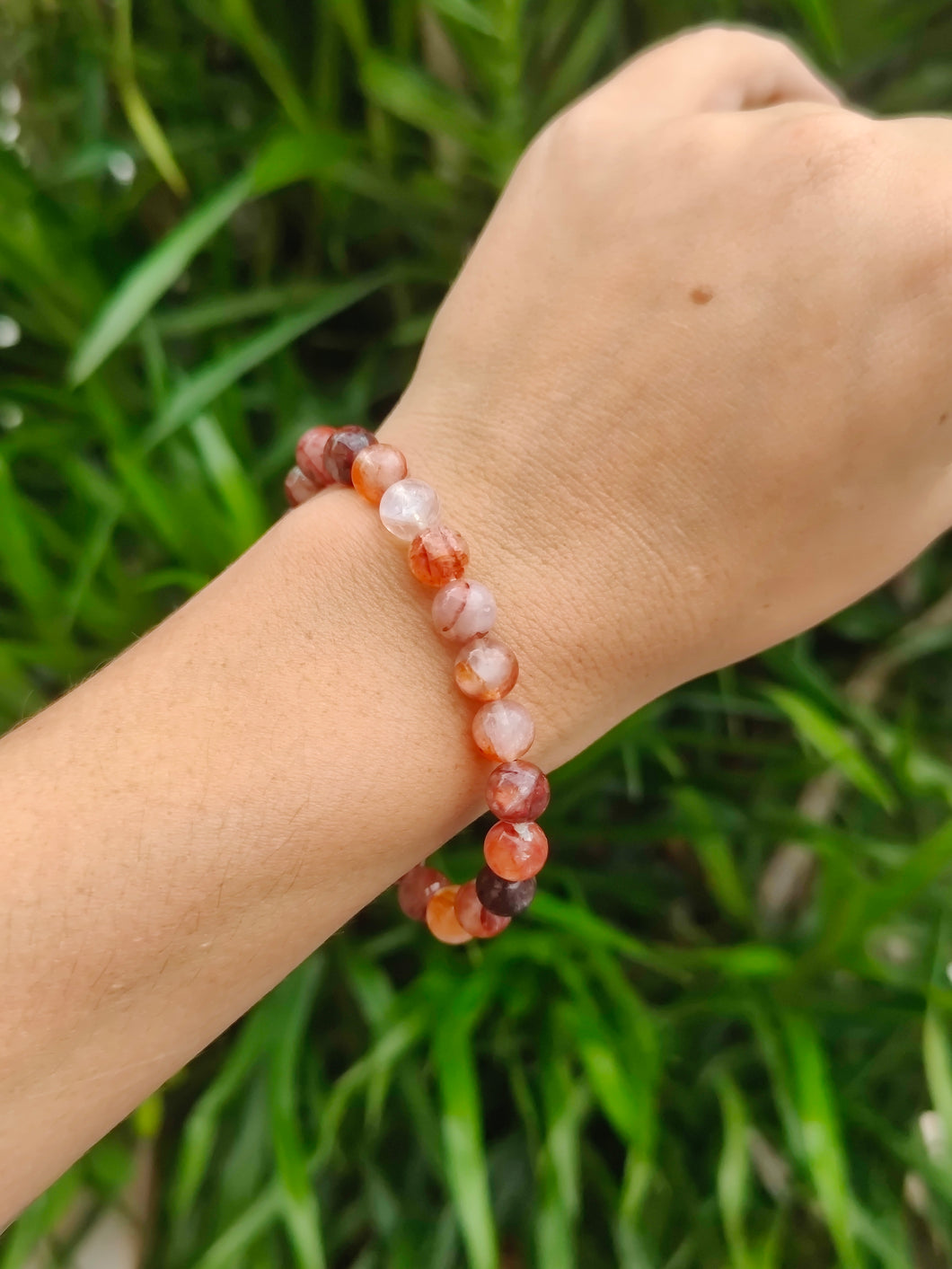 Bracelet en Quartz hematoide