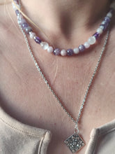 Charger l&#39;image dans la galerie, Collier &quot;Lavender&quot; • Améthyste, Selenite, Kunzite
