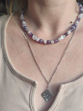 Charger l&#39;image dans la galerie, Collier &quot;Lavender&quot; • Améthyste, Selenite, Kunzite
