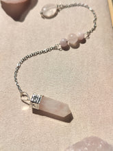 Charger l&#39;image dans la galerie, Pendule Quartz rose • Kunzite
