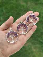 Charger l&#39;image dans la galerie, Pendentif Arbre de Vie • Améthyste
