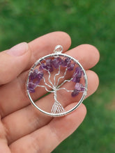 Charger l&#39;image dans la galerie, Pendentif Arbre de Vie • Améthyste
